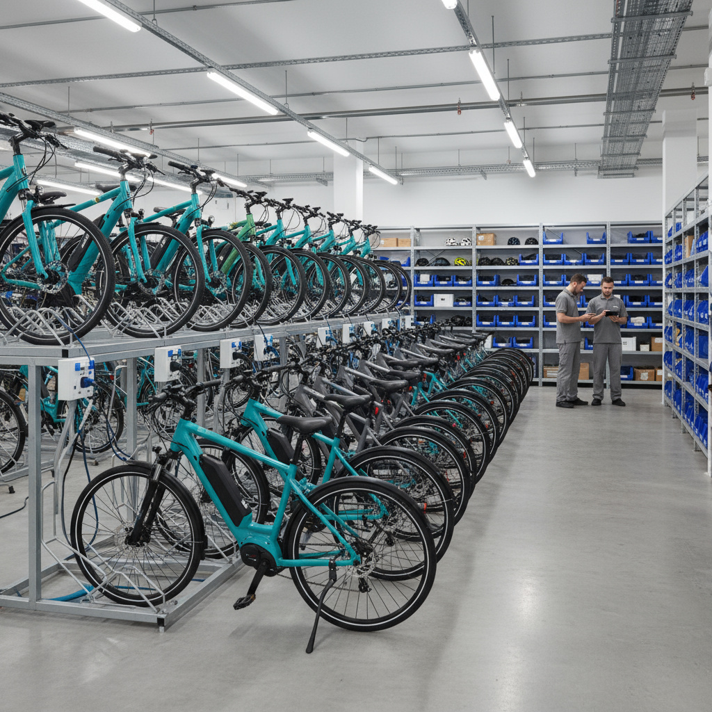 E‑Bike-Lade- und Depotmanagement